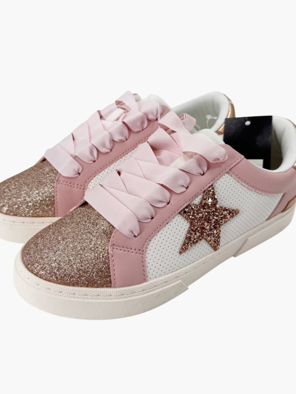 NEW art class Girls' Kaitlyn Lace Up Court Sneakers - Size 5